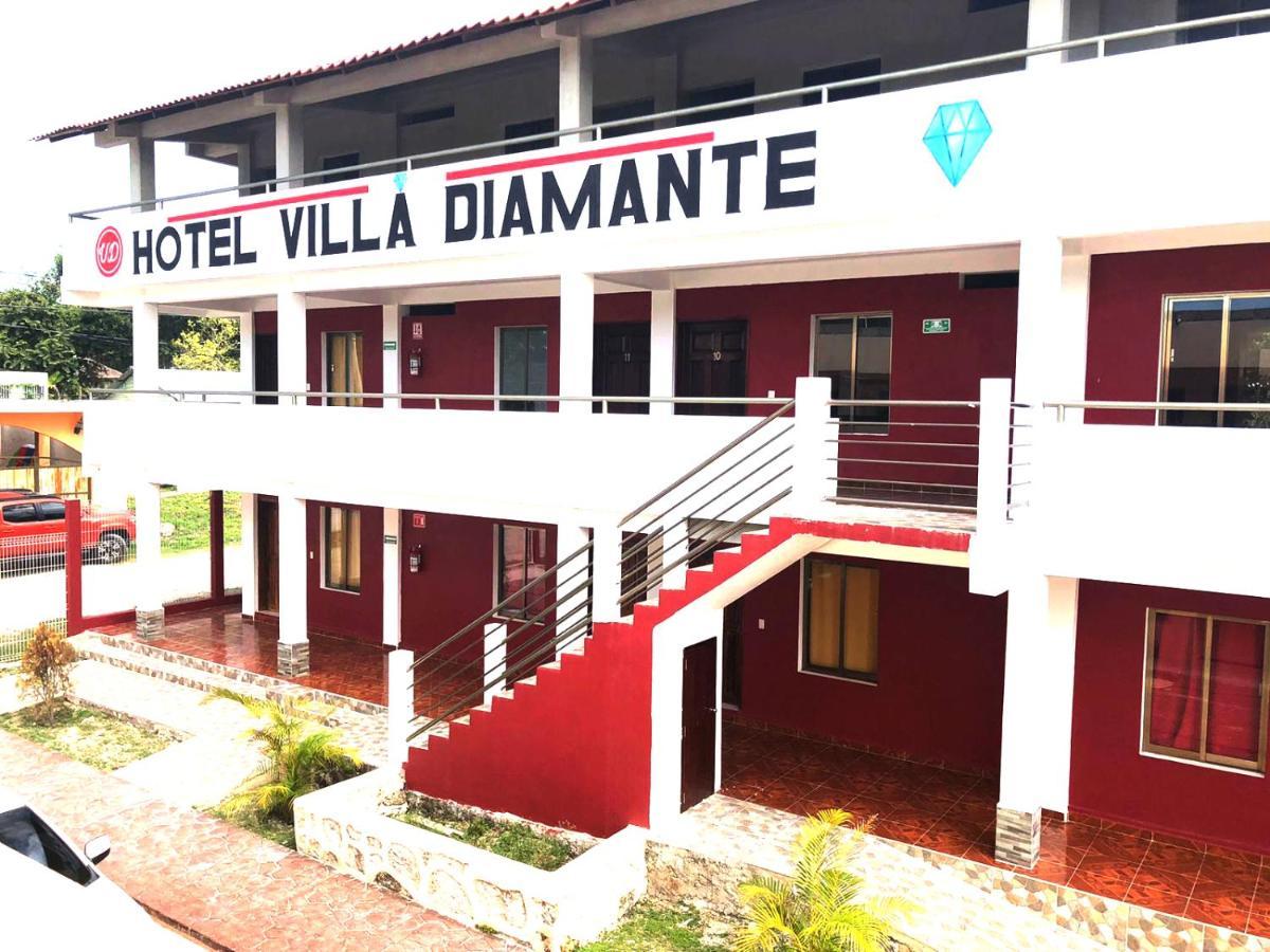 Hotel Villa Diamante Xpujil Exterior foto